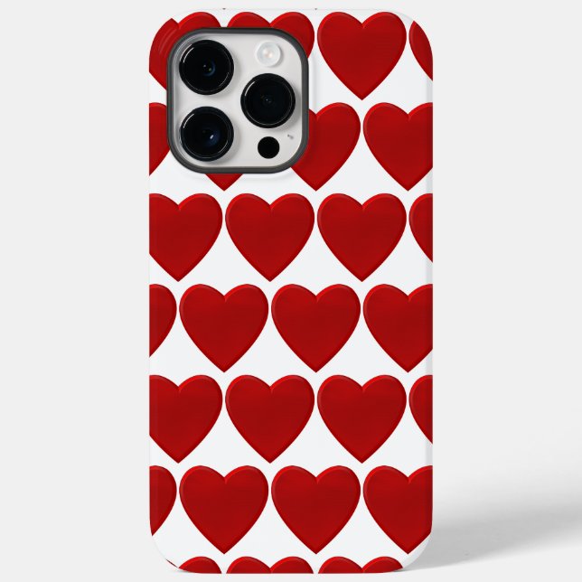 Funda De Case-Mate Para iPhone Corazón Rojo (Reverso )