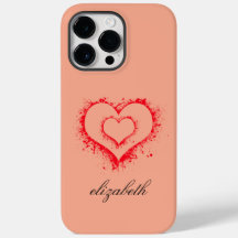 corazón rojo forma colorido fondo personalizado