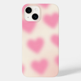 Funda Para iPhone 14 De Case-Mate Corazón rosa estético de Moody