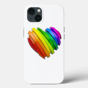 Funda Para iPhone 13 Corazón tridimensional escultural de SlipperyJoe b