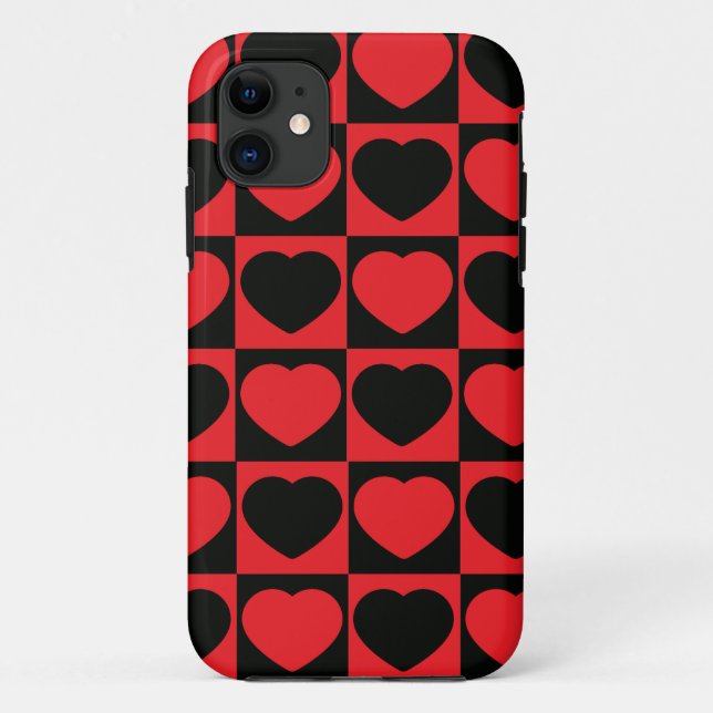 Funda De Case-Mate Para iPhone Corazones (Reverso)