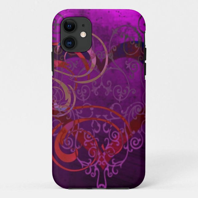 Funda De Case-Mate Para iPhone Corazones (Reverso)