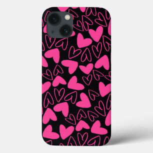 Funda Para iPhone 13 Corazones