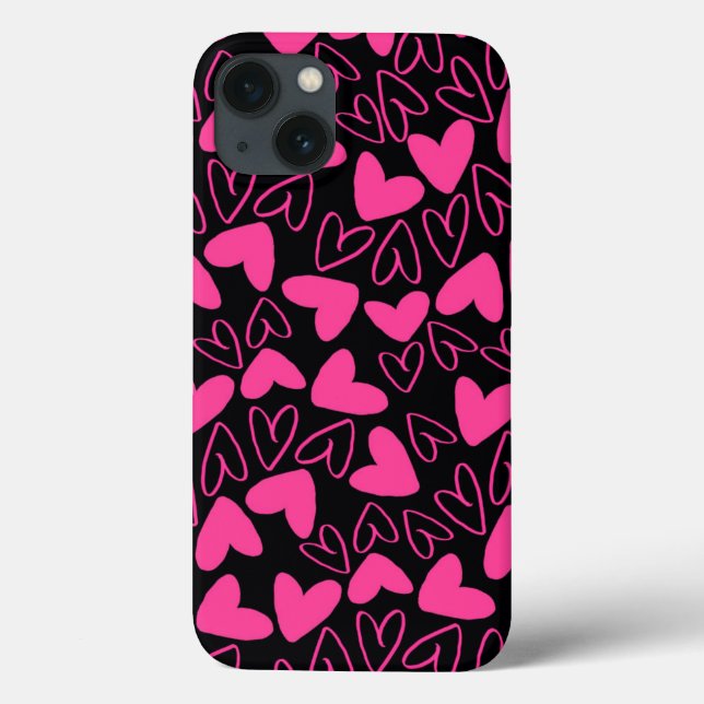 Funda De Case-Mate Para iPhone Corazones (Reverso)