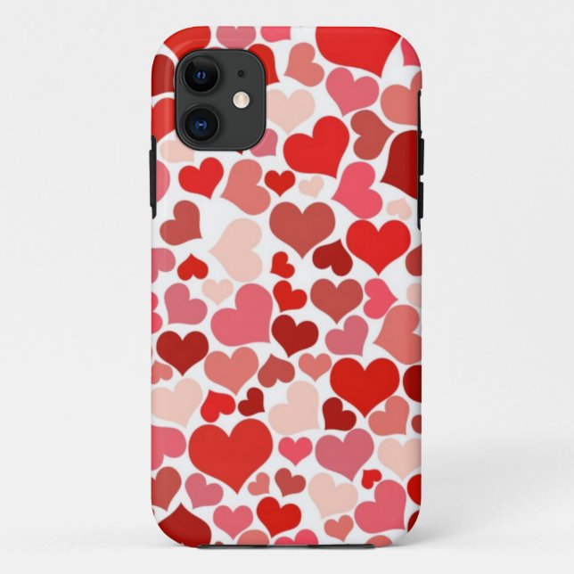 Funda De Case-Mate Para iPhone Corazones (Reverso)