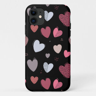 Funda Para iPhone 11 Corazones 2