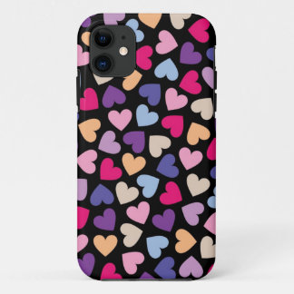Funda Para iPhone 11 Corazones #2 - caso del iPhone 5