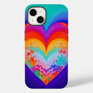 Funda Para iPhone 14 De Case-Mate Corazones abstractas de San Valentín