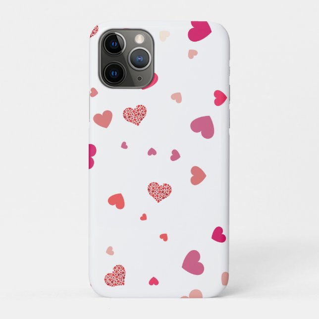 Funda De Case-Mate Para iPhone Corazones - amor (Reverso)