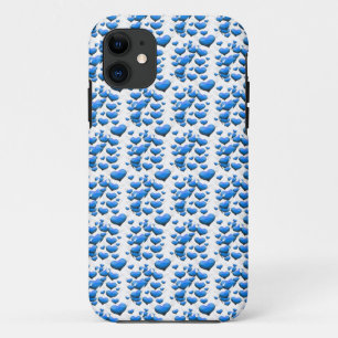 Funda Para iPhone 11 Corazones azules con alas