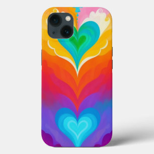 Funda Para iPhone 13 Corazones De Amor Y Romance