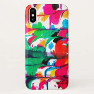 Funda Para iPhone X Corazones de colores
