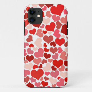 Funda Para iPhone 11 Corazones de corte