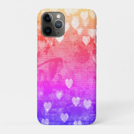 Funda Para iPhone 11 Pro Corazones flotantes en una atmósfera de susurro