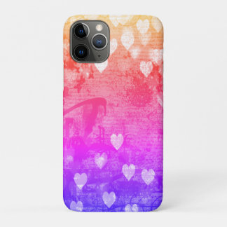Funda Para iPhone 11 Pro Corazones flotantes en una atmósfera de susurro