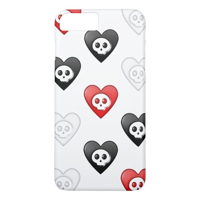 Funda De Case-Mate Para iPhone Corazones muertos 3 (Reverso)