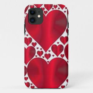 FUNDA PARA iPhone 11 CORAZONES ROJOS PARA EL DÍA DE SAN VALENTÍN