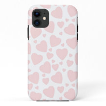 Corazones rosa pálido
