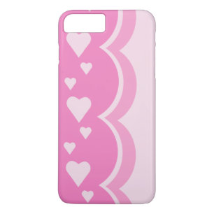 Funda Para iPhone 8 Plus/7 Plus Corazones rosados