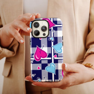 Funda Para iPhone 14 De Case-Mate Corazones rosados de San Valentín   iPhone 14 Fund