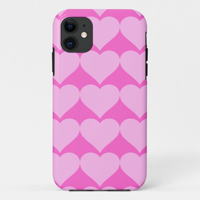 Funda De Case-Mate Para iPhone Corazones rosas, amor incondicional_ (Reverso)