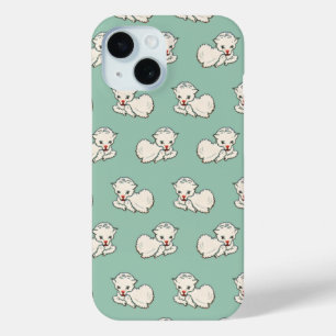 Funda Para iPhone 15 Cordero de Pascua, bebé animal de granja, religión