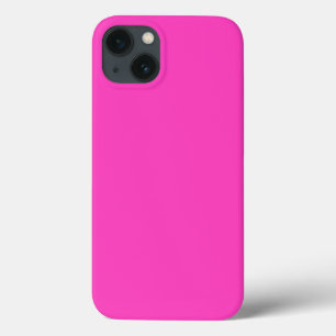 Funda Para iPhone 13 Cordon de seda rosa neón
