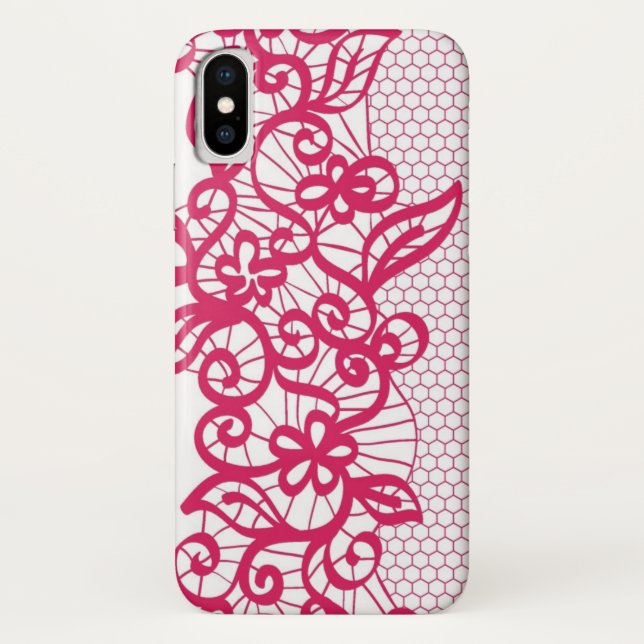 Funda De Case-Mate Para iPhone Cordón rojo (Reverso)