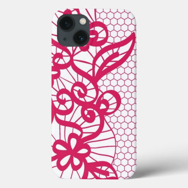 Funda De Case-Mate Para iPhone Cordón rojo (Reverso)