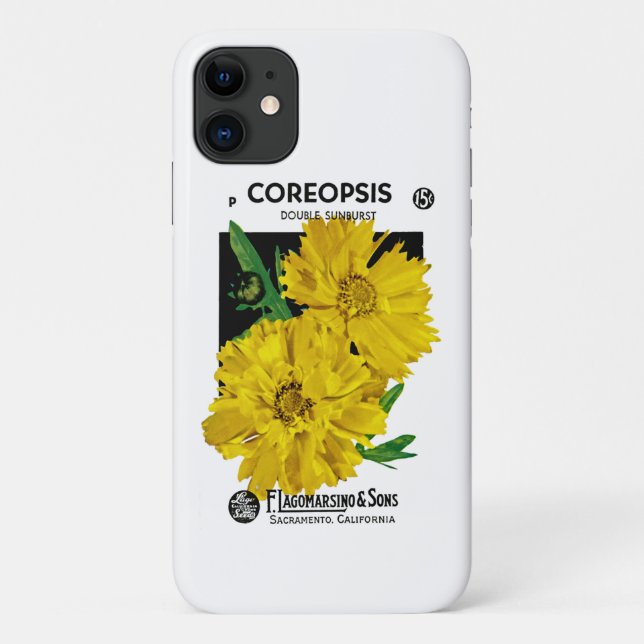 Funda De Case-Mate Para iPhone Coreopsis (Reverso)