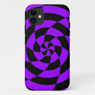 Funda Para iPhone 11 Corey Tiger 80s Arte Op Neon (Púrpura)
