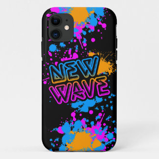 Funda Para iPhone 11 Corey Tiger 80s Neon Nueva Ola Pintura Salpicada