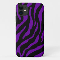 Corey Tiger 80s Neon Tiger Stripes (Purple)