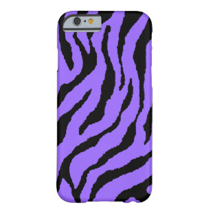 Funda Barely There Para iPhone 6 Corey Tiger 80s Tigres de Neón (Purple+Negro)