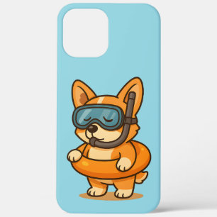 title_seo2 Corgi de buceo lindo - Casos divertidos de teléfon