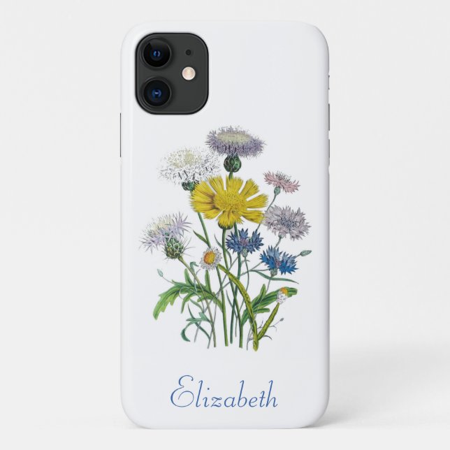 Funda De Case-Mate Para iPhone Cornflowers personalizado (Reverso)