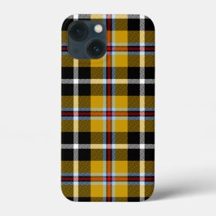 Funda Para iPhone 13 Mini Cornish National Tartan Yellow and Black Planteado