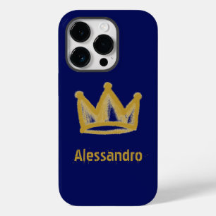 Funda Para iPhone 14 Pro De Case-Mate Corona de graffitis al estilo de la calle dorada