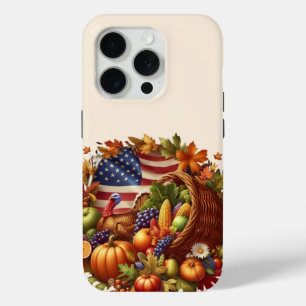Funda Para iPhone 15 Pro corona de pavo de Estados Unidos/Estados Unidos/Dí