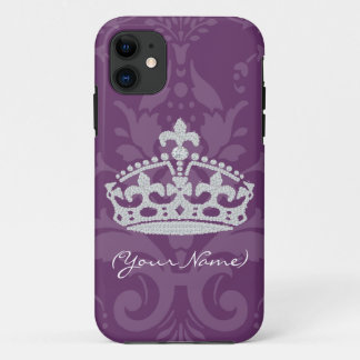 title_seo2 Corona de princesas de diamantes moradas personali
