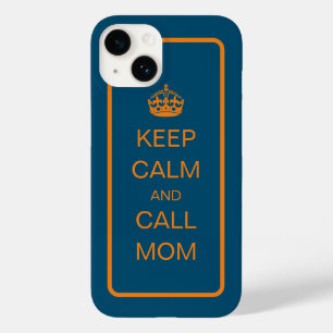 Funda Para iPhone 14 De Case-Mate Corona "Mantén la calma" y personalizado de [Llama