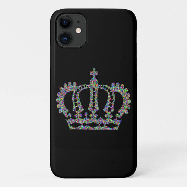 Funda De Case-Mate Para iPhone Corona Real en patrones  (Reverso)