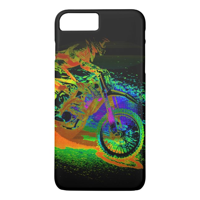 Funda De Case-Mate Para iPhone ¡Corre al fin! - Motocross Racer (Reverso)