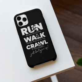Funda Para iPhone 13 Pro Corre... Camina... Rastreo... ¡No te rindas!