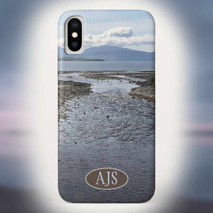 Funda Para iPhone X Corriente, mar y vistas a la isla de Arran