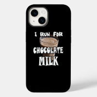 Corro por la leche de chocolate corriendo