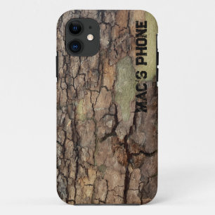 Funda Para iPhone 11 Corteza de árbol rústica, patrón natural exterior