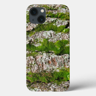 Funda Para iPhone 13 Corteza de pino con musgo