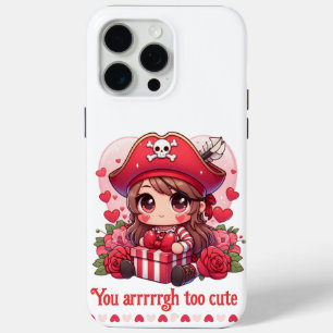Funda Para iPhone 15 Pro Max Corto El día de San Valentín pirata