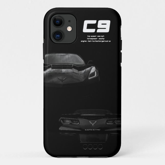Funda De Case-Mate Para iPhone Corvette c9 (Reverso)